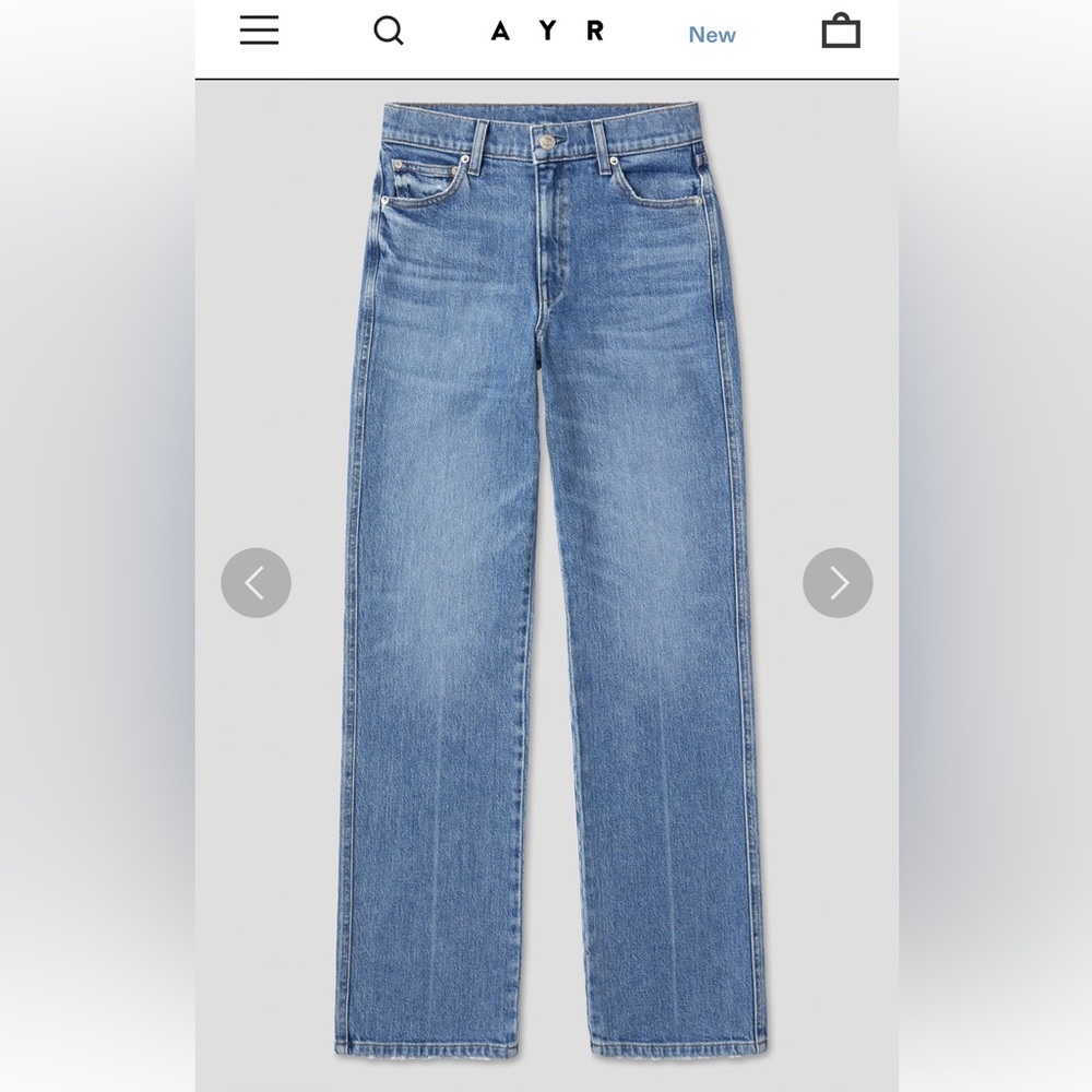 AYR Jean | THE STANCE in wash/color “LOSE CONTROL” | Size 33